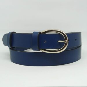 Cinturón azul con hebilla Lanzadera - Añil Constantina