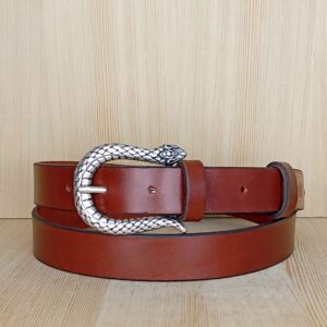 Cinturón con hebilla Serpiente Labrada