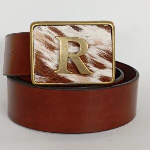 Cinturón inicial piel de vaca